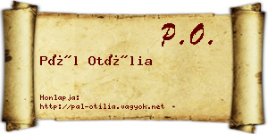 Pál Otília névjegykártya